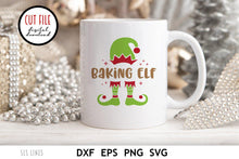 Load image into Gallery viewer, Christmas Baking SVG - Baking Elf PNG - SLSLines