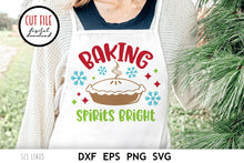 Load image into Gallery viewer, Christmas Baking SVG - Baking Spirits Bright PNG - SLSLines