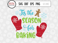 Load image into Gallery viewer, Christmas Baking SVG - Tis the Season for Baking Cut File - SLSLines