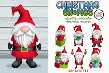 Load image into Gallery viewer, Christmas Gnome Clipart - Santa Claus Gnomes PNG - SLSLines