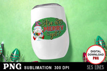 Load image into Gallery viewer, Christmas Gnome Sublimation - Are We Merry Yet PNG - SLSLines