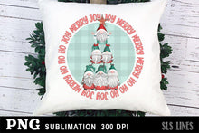 Load image into Gallery viewer, Christmas Gnome Sublimation - Christmas Tree Gnomes PNG - SLSLines