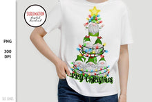 Load image into Gallery viewer, Christmas Gnome Sublimation - Merry Christmas Tree Gnomes PNG - SLSLines
