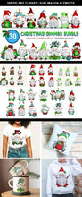 Load image into Gallery viewer, Christmas Gnomes BUNDLE - Holdiay Gnome Clipart Set - SLSLines