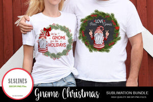 Christmas Gnomes Sublimation Design BUNDLE - SLSLines