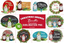 Load image into Gallery viewer, Christmas Gnomes Sublimation Design BUNDLE - SLSLines