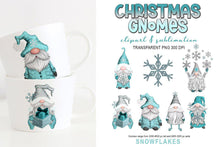 Load image into Gallery viewer, Christmas Gnomes Sublimation | Snowflake Gnome Set - SLSLines