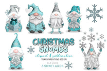 Load image into Gallery viewer, Christmas Gnomes Sublimation | Snowflake Gnome Set - SLSLines