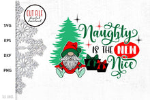 Load image into Gallery viewer, Christmas Gnomes SVG - Naughty is the New Nice - SLSLines