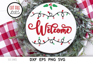 Christmas Sign Bundle | 20 Round Holiday Signs for Christmas - SLSLines