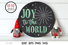 Load image into Gallery viewer, Christmas Sign Bundle | 20 Round Holiday Signs for Christmas - SLSLines
