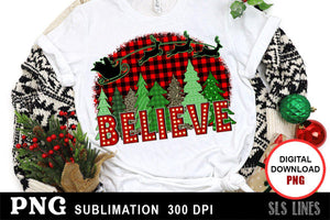 Christmas Sublimation Bundle - Vintage Trucks & Trees - SLSLines