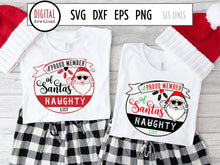 Load image into Gallery viewer, Christmas SVG - Proud Member of Santa&#39;s Naughty List - SLSLines