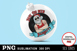 Cool Santa Sublimation PNG - Naughty Santa Claus PNG - SLSLines