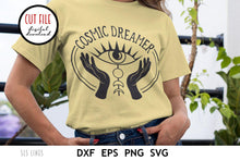 Load image into Gallery viewer, Cosmic Dreamer SVG - Mystical Wicca Cut File - SLSLines