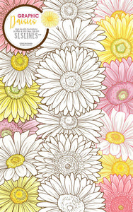 Daisy Graphic Set in Pink, White & Yellow - SLSLines