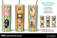 Load image into Gallery viewer, DIY Photo Frames PNGs - Tumbler Sublimation Designs 20oz - SLSLines
