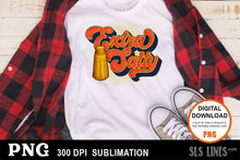 Load image into Gallery viewer, Extra Salty Retro Style Sublimation Design PNG - SLSLines