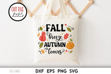 Load image into Gallery viewer, Fall SVG | Fall Breeze &amp; Autumn Leaves - SLSLines