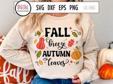 Load image into Gallery viewer, Fall SVG | Fall Breeze &amp; Autumn Leaves - SLSLines