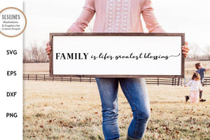 Farmhouse Signs SVG Bundle - Family Quotes Designs - SLSLines