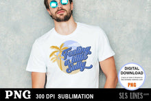Load image into Gallery viewer, Feeling a Little Salty Summer Sublimation Design PNG - SLSLines