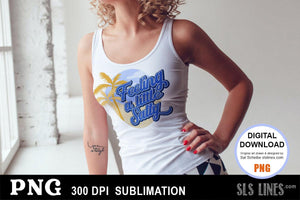 Summer Fun Sublimation Bundle - Beach Vibes PNGs