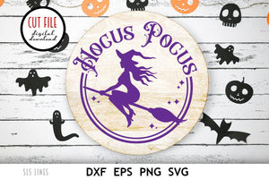 Halloween Sign Bundle | 20 Round Spooky Signs for Halloween - SLSLines