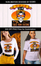 Load image into Gallery viewer, Halloween Sublimation PNG - Tired Mom Costume - SLSLines
