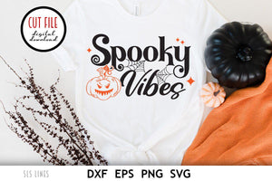 Halloween SVG Bundle - 10 Spooky Retro Cut File Designs - SLSLines