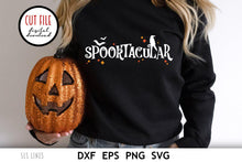 Load image into Gallery viewer, Halloween SVG | Spooktacular Crow Cut File - SLSLines