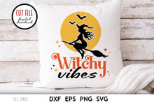 Load image into Gallery viewer, Halloween SVG | Witchy Vibes Retro Cut File - SLSLines