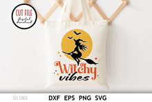 Load image into Gallery viewer, Halloween SVG | Witchy Vibes Retro Cut File - SLSLines
