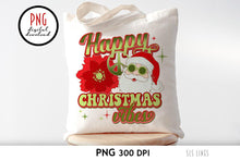 Load image into Gallery viewer, Happy Christmas Vibes - Retro Santa PNG - SLSLines