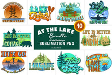 Load image into Gallery viewer, Lake &amp; Cabin Sublimation BUNDLE - Summer Vacation Designs - SLSLines