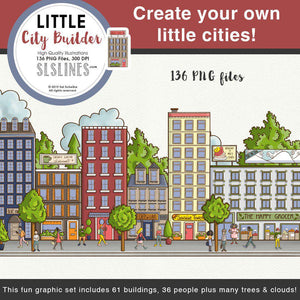 Little Cities Creator Graphic Set - SLSLines
