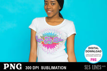 Load image into Gallery viewer, Love Joy Bliss - Boho Sunflower Sublimation Design - SLSLines