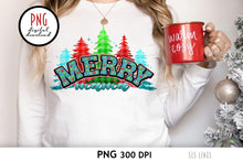 Load image into Gallery viewer, Merry Mama PNG - Christmas Sublimation with Marquee - SLSLines
