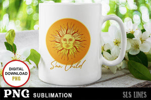 Mystical Sublimation BUNDLE - Moon, Sun and Cosmic Designs - SLSLines