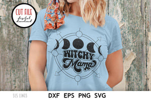 Mystical SVG - Witchy Mama Cut File For Cricut & Silhouette - SLSLines