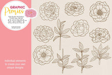 Load image into Gallery viewer, Pretty Peonies in Pink &amp; Yellow - SLSLines