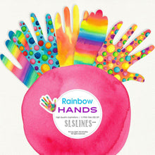 Load image into Gallery viewer, Rainbow Hands Watercolor Shapes Clipart - SLSLines