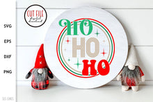 Load image into Gallery viewer, Retro Christmas SVG - Ho Ho Ho Cut File - SLSLines