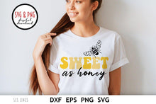 Load image into Gallery viewer, Retro Cut File - Sweet as Honey SVG - SLSLines