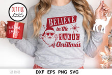 Load image into Gallery viewer, Retro Santa Claus SVG - Believe in the Magic of Christmas - SLSLines