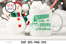 Load image into Gallery viewer, Retro Santa Claus SVG - Believe in the Magic of Christmas - SLSLines