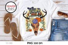 Load image into Gallery viewer, Retro Sublimation PNG - Wild Child Western Style - SLSLines