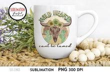 Load image into Gallery viewer, Retro Sublimation PNG - Wild Hearts Can&#39;t Be Tamed - SLSLines
