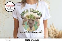 Load image into Gallery viewer, Retro Sublimation PNG - Wild Hearts Can&#39;t Be Tamed - SLSLines