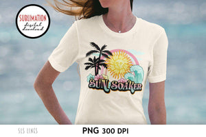 Retro Sublimation - Sun Soaker Beach PNG - SLSLines